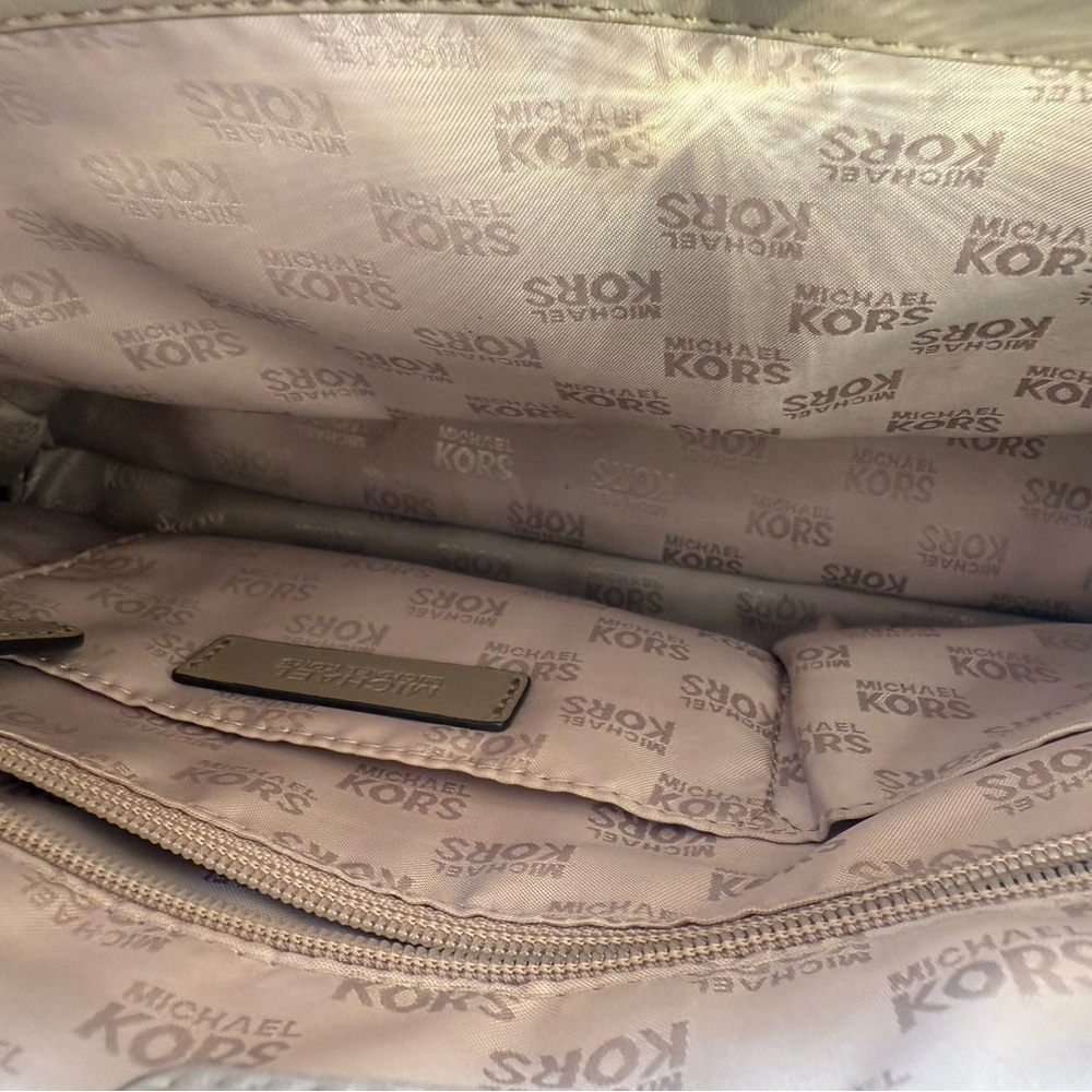 Michael Kors Chocolate Quilted Shoulder Bag - Picture 7 of 10